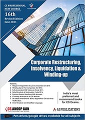 Corporate Restructuring Insolvency Liquidation & Winding Up17th Revised Edition Dec 2021 By CS Anoop Jain