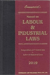 Manual On Labour & Industrial Law (Pkt. Edition Hard Bound) By Bare act