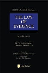 The Law of Evidence 26th Edition 2022 by Ratanlal & Dhirajlal