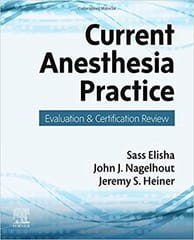 Current Anesthesia Practice-1E By Elisha