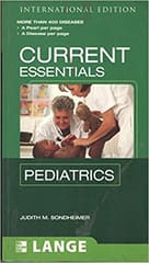 Lange Current Essentials Pediatrics (I Edn) 1st Edition By Sondheimer