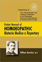 Pocket Manual Of Homoeopathic Materia Medica & Repertory (Student Edition) 1st Edition By Boericke William