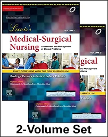 Lewiss Medical-Surgical Nursing (2 Volume Set) 4th South Asia Edition 2022 by Chintamani