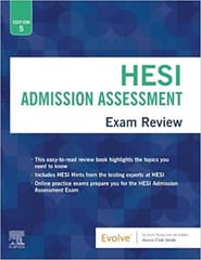 Admission Assessment Exam Review E Book 5E 2020 By HESI