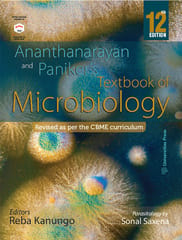 Ananthanarayan and Paniker’s Textbook of Microbiology 12th Edition 2022 by Reba Kanungo