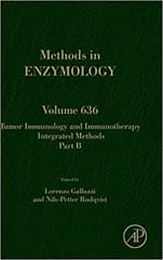 Tumor Immunology and Immunotherapy  Integrated Methods Part B Volume 636 1st Edition 2020 By Galluzzi