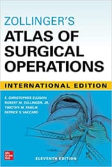 Zollinger's Atlas of Surgical Operations 11th Edition 2022 By Zollinger