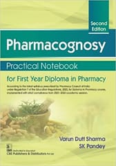 Pharmacognosy Practical Notebook For First Year Diploma In Pharmacy 2nd Edition 2022 By Sharma V D