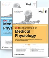 LPR Fundamentals of Medical Physiology 2 Volumes Set 8th Edition 2023 by L Prakasam Reddy