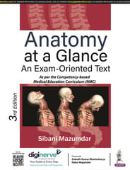 Anatomy at a Glance: An Exam-Oriented Text 3rd Edition 2023 by Sibani Mazumdar