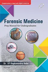 Forensic Medicine: Prep Manual for Undergraduates 1st Edition 2016 By Y P Raghvendra Babu