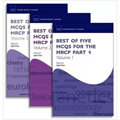 Best of Five MCQs for the MRCP Part 1, 3 vol. set 1st Edition 2017 by Iqbal Khan