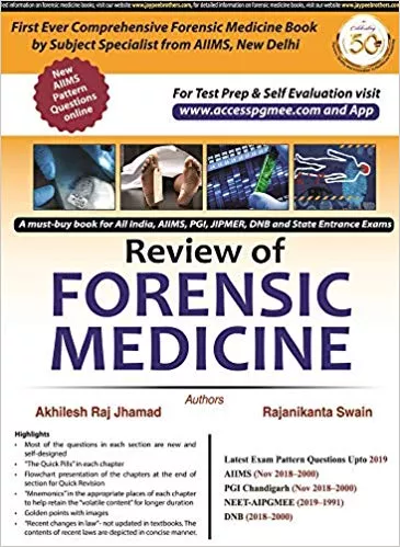Review Of Forensic Medicine 1st Edition 2019 By Akhilesh Raj Jhamad