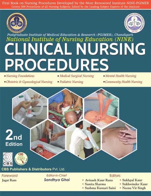 PGI NINE Clinical Nursing Procedures 2nd Edition 2019 By Sandhya Ghai