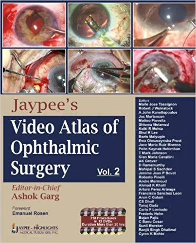 JAYPEE'S VIDEO ATLAS OF OPHTHALMIC SURGERY VOL.2 WITH 12 DVD ROMS(PAPERBACK)