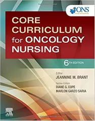 Core Curriculum for Oncology Nursing 6th Edition 2020 By Brant