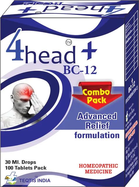 4Head Drops + BC 12 Migraine Treatment