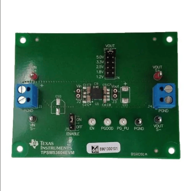 Power Management IC Development Tools 3.8-V to 36-V input; 4-A power module evaluation board