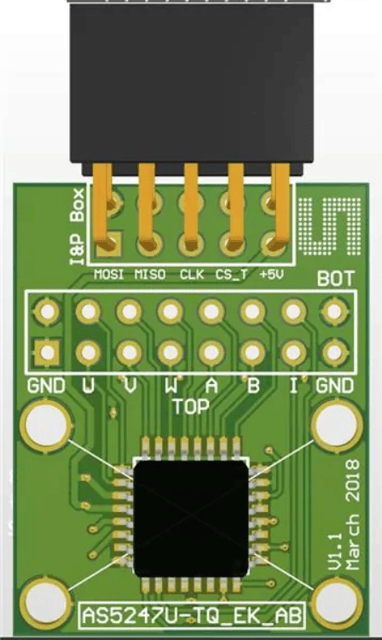 Magnetic Sensor Development Tools AS5247U Adapterboard
