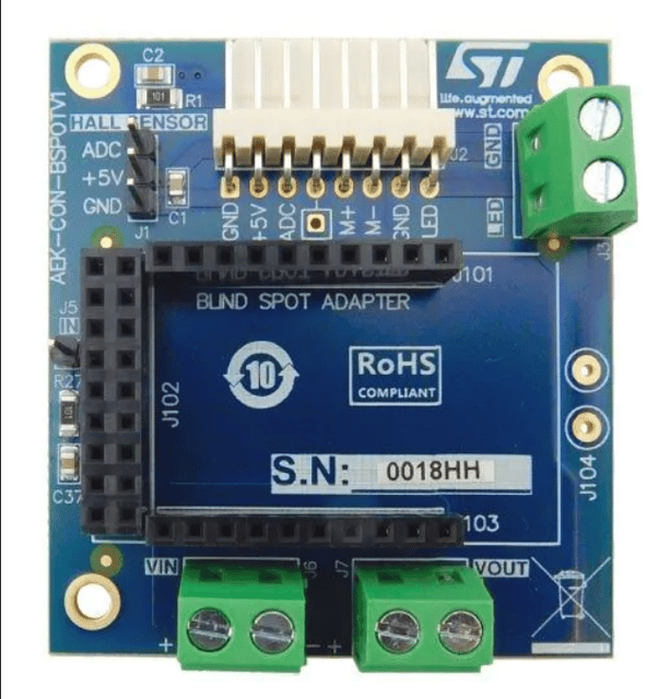 Magnetic Sensor Development Tools Connector board for Blind-spot educational tool with EV-VN7xxx connector