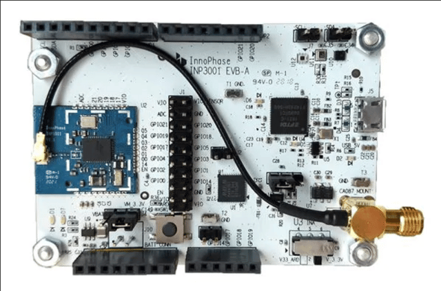 WiFi Development Tools (802.11) INP1011 Evaluation Board, Arduino UNO format, with environmental sensors and power management