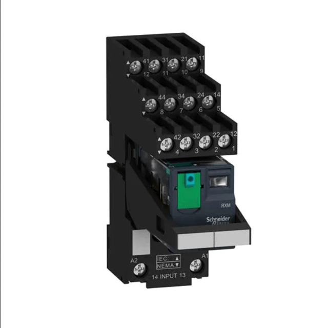 Industrial Relays RXM Relay & separate Socket,4C/O 6A 24VDC