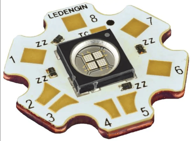 High Power LEDs - Single Colour UV LED Starboard 405nm to 410nm