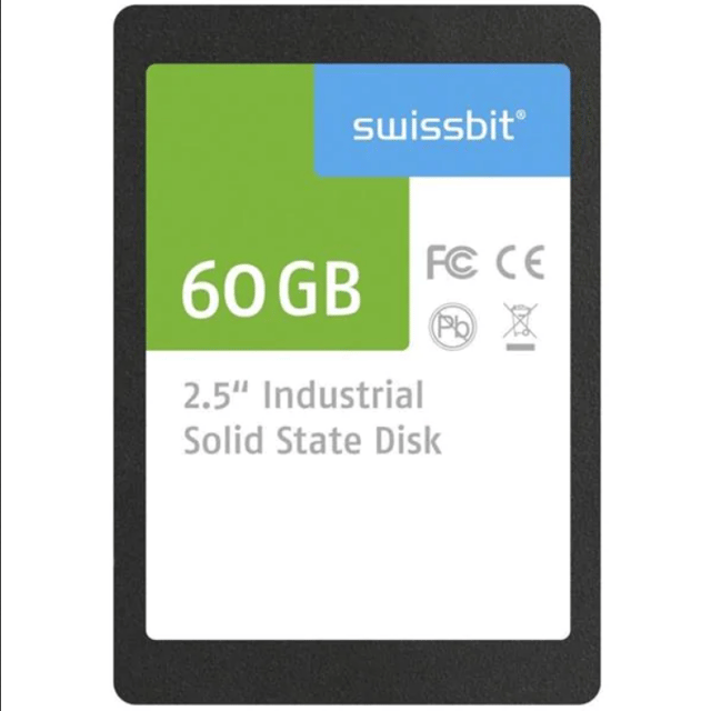 Solid State Drives - SSD Industrial SATA SSD 2.5", X-75, 60 GB, 3D TLC Flash, -40 C to +85 C