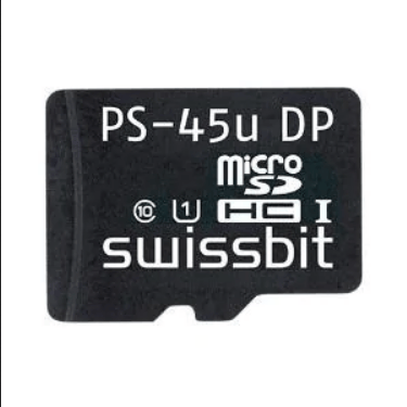 Memory Cards Industrial microSD Card, PS-45u for Raspberry Pi 2 and 3B+, 32 GB, MLC Flash, -40 C to +85 C
