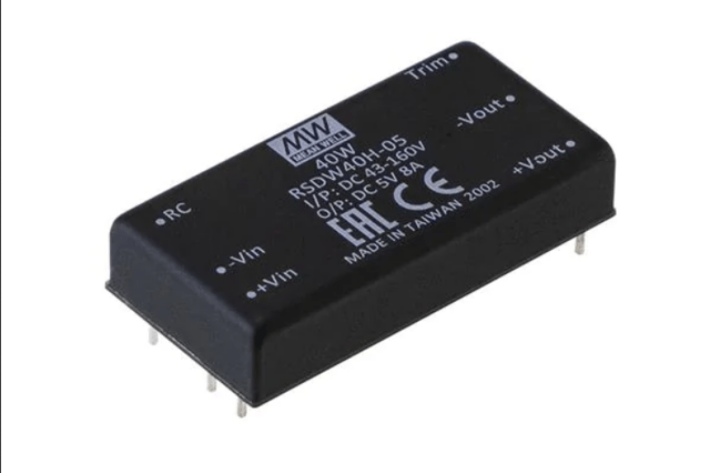 Isolated DC/DC Converters 9-36Vin 5Vout 8A 40W 2x1 Iso