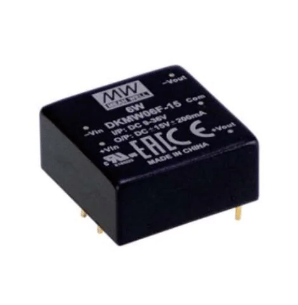 Isolated DC/DC Converters 9-36Vin 24V 250mA 6W DIP 1x1 Reg Iso
