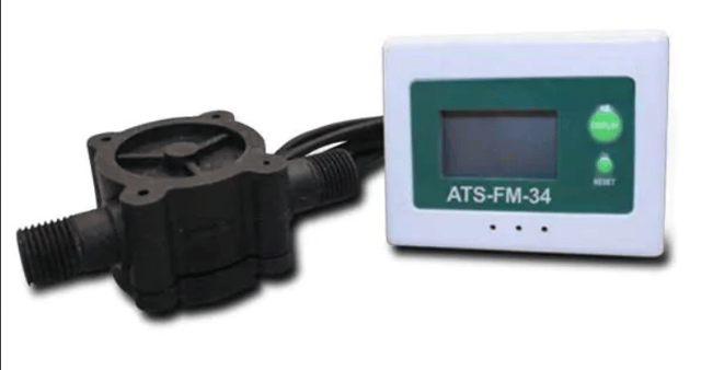 Flow Sensors Micro Flow Totalizer and Flow Rate Meter, Liter Mode, 1/4 Inch NPT Connection, 1.5 Meter Cable, 0.05 to 1 Liter/min.
