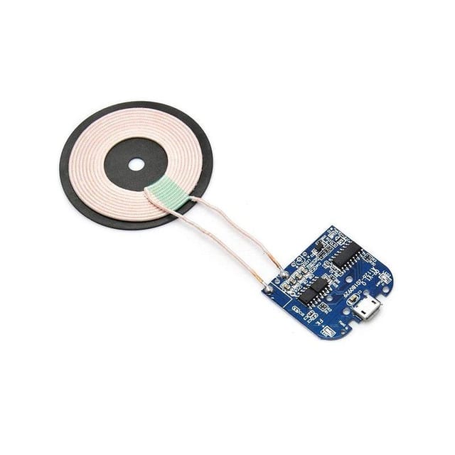 DC 5V Qi Standard Micro USB Input PCBA Circuit Board With Coil for Wireless Phone Charging (Transmitter)