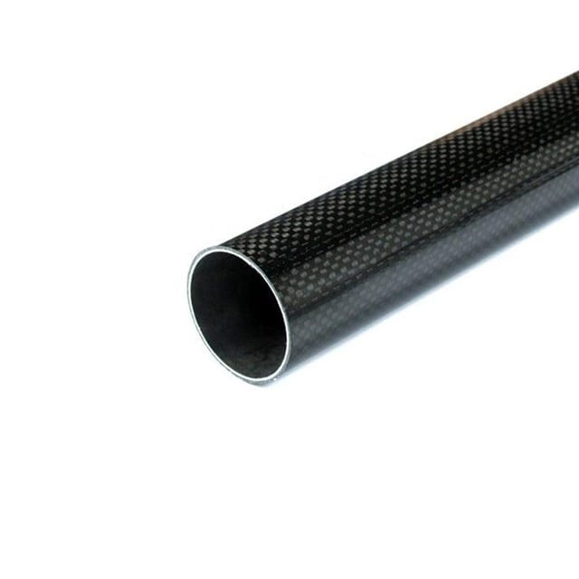 3K Roll-wrapped Carbon Fibre Tube (Hollow) 16mm(OD) * 14mm(ID) * 1000mm(L)