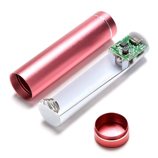 5V USB Aluminium Body Power Bank Case for 18650 Battery