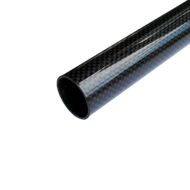 3K Roll-wrapped Carbon Fibre Tube (Hollow) 18mm(OD) * 16mm(ID) * 1000mm(L)