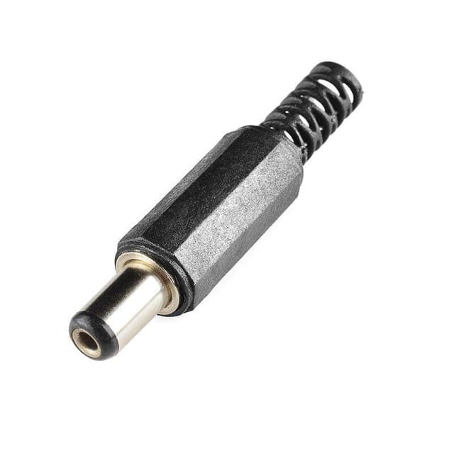 DC Jack Connector Male 2.1mm x 5.5mm (Pack of 2)