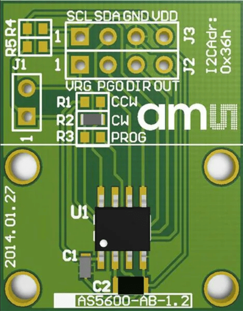 Magnetic Sensor Development Tools AS5600 Magnetic Sensor 12-Bit Kit