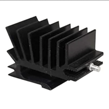 Heat Sinks Max Clip Board Level Heatsink for TO 247, TO 220, TO 126, Aluminum, Solderable Pins, Black Anodized, 19.4x14.99x31.5mm (WxLxH), 665869