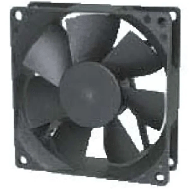 DC Fans DC Fan, 80x80x25mm, 48VDC, 40CFM, 0.08A, 33dBA, 3300RPM, 0.23inH2O, Dual Ball Bearing, Lead Wires, IP69K Rated