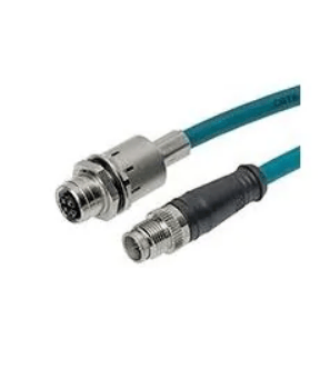 Ethernet Cables / Networking Cables REC M12 CAT6A RJ45 8P F/M-RJ45 PUR 0.5M