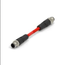 Ethernet Cables / Networking Cables M12D4-MS-MS-PVC TYPE B RED-0.5M