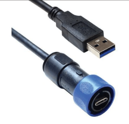 USB Cables / IEEE 1394 Cables 4002 Series C-Type USB Conn 2M Cbl