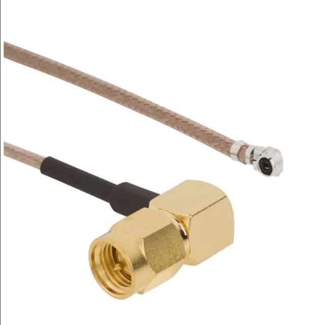 RF Cable Assemblies SMA RA Plg to AMC Plg RG-178 300mm