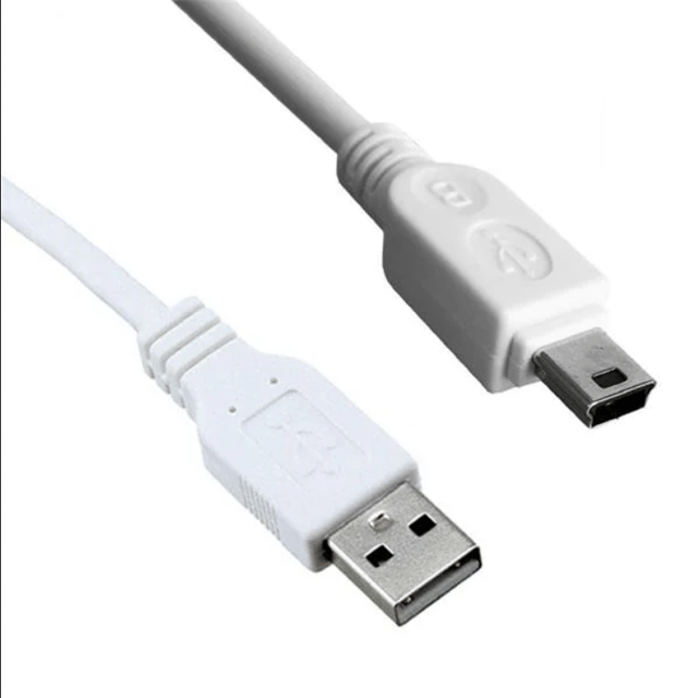 USB Cables / IEEE 1394 Cables USB 2.0 M TO M STRAT 3FT CORD WHITE