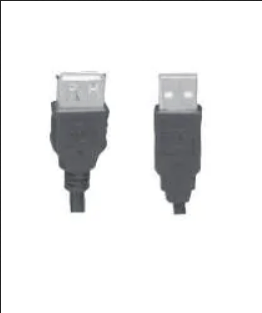 USB Cables / IEEE 1394 Cables Type A/A 6.6ft Black