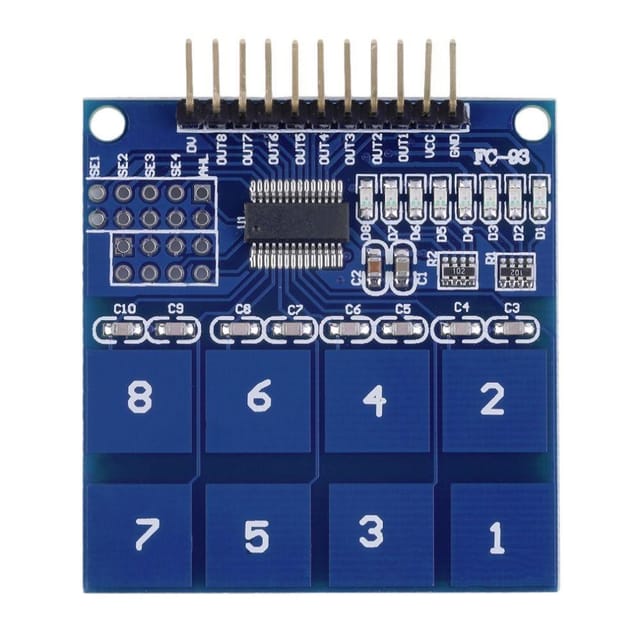 TTP226 8-way Capacitive Touch Switch Module