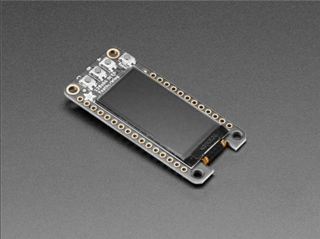 Display Development Tools Adafruit FeatherWing OLED - 128x64 OLED Add-on For Feather - STEMMA QT / Qwiic