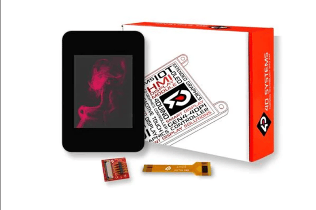 Display Modules 2.0" PIXXI-28 INTELLIGENT LCD WITH CAPACITIVE TOUCH AND COVER LENS BEZEL