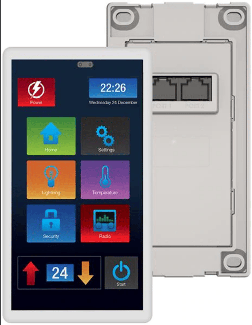 Display Modules Wall Mountable Intelligent Display Module designed for Home and Building Automation Applications - RS485